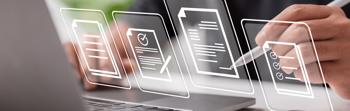 pessoa aplicando documentoscopia